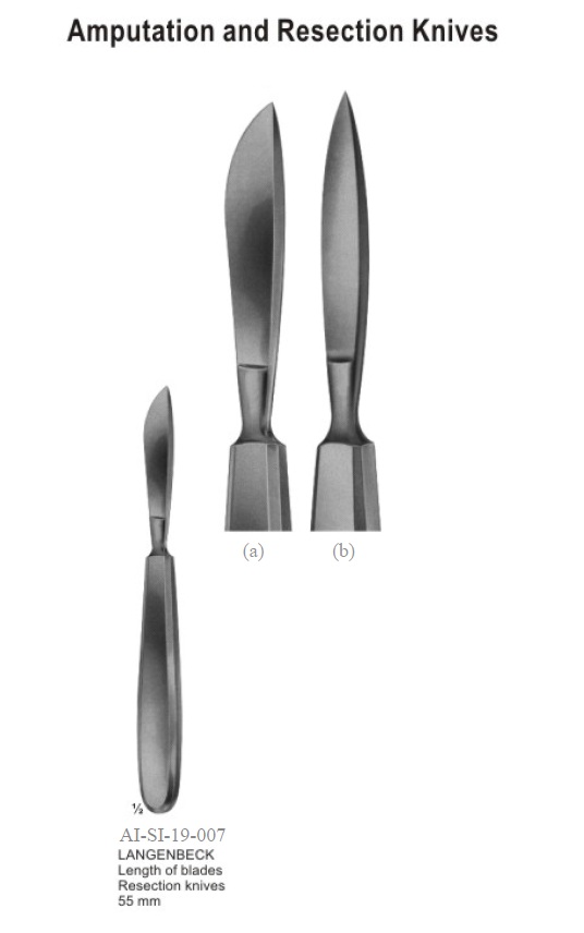 Langenbeck resection knife